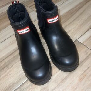 Hunter Kids Classic Black Rain Boots